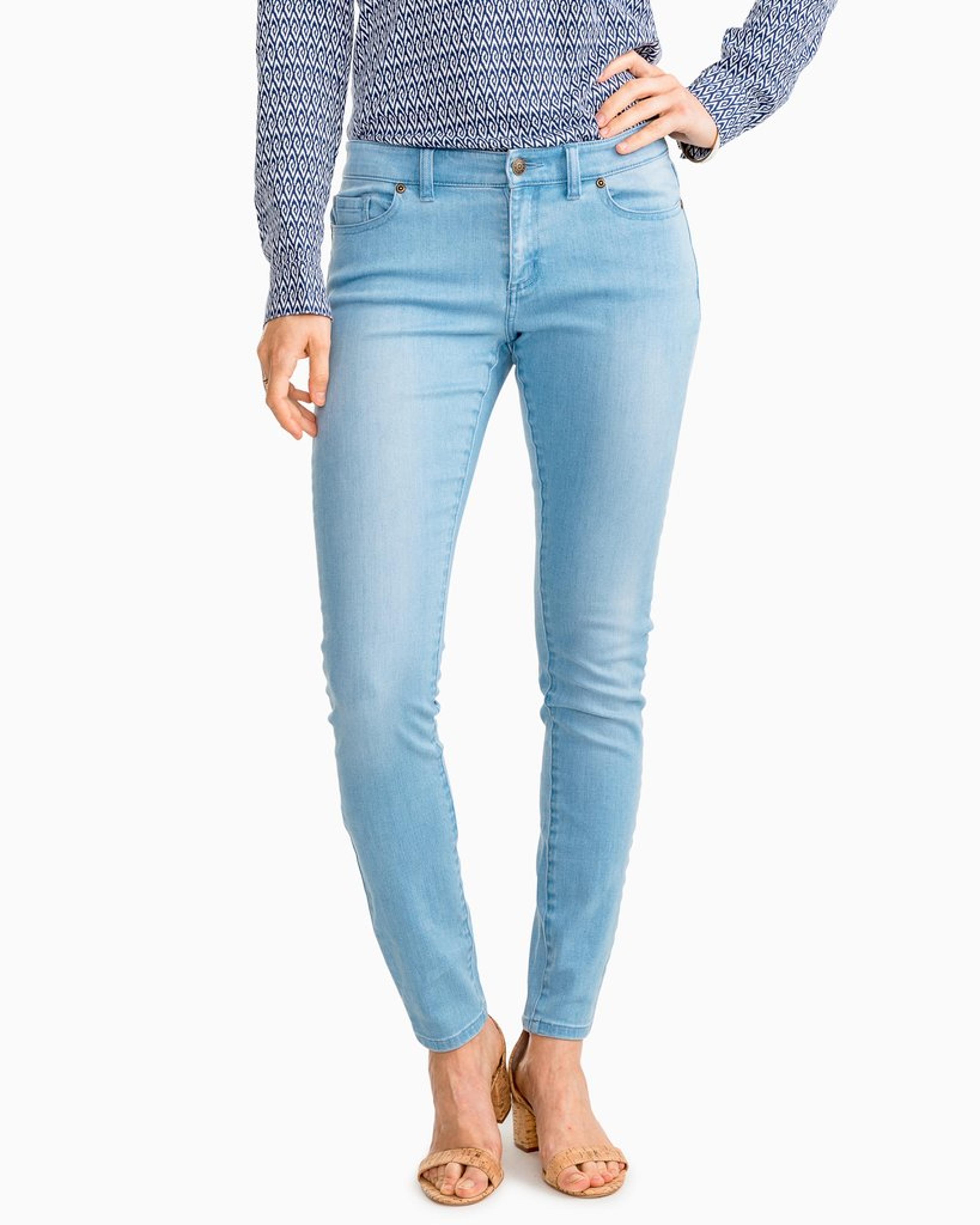 Southern Tide - Resort Skinny Blue Jeans : Lillian June
